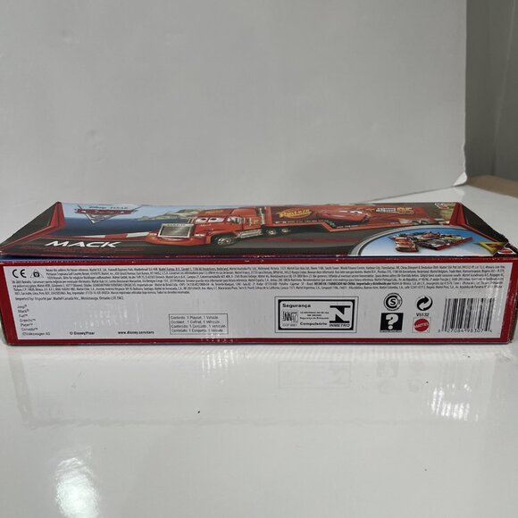 Mack Truck Playset V5132 Disney Pixar Cars 2 Set New Sealed 2013 Rare See Pics! - Picture 3 of 8